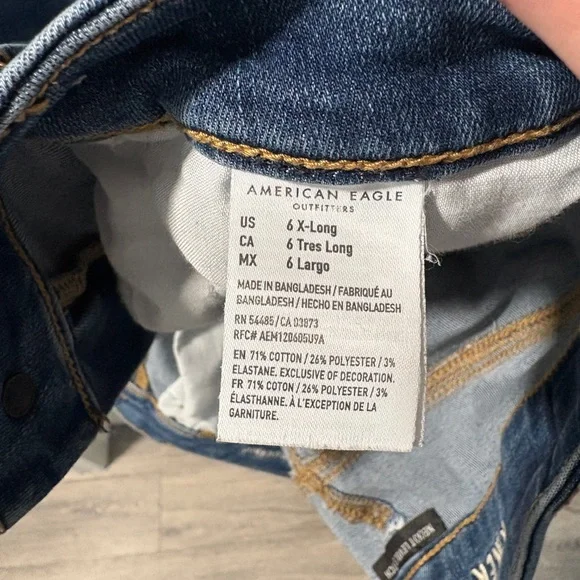 EXTRA TALL American Eagle Curvy Hi-Rise Jeggings - Picture 5 of 5